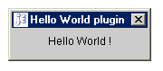 HelloWorld window