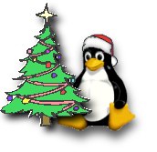 [tux at Christmas]